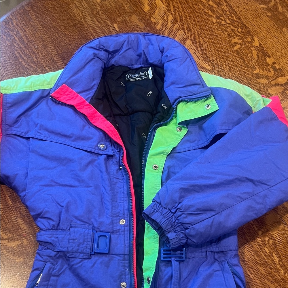 CB Sports Kids retro one piece snow ski suit. Size 16. Very good condition.